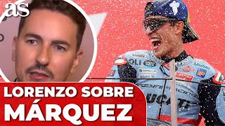 JORGE LORENZO sobre MARC MÁRQUEZ quotES CAPAZ de LUCHAR con todos aún con el hándicap del BRAZOquot [upl. by Siuraj]