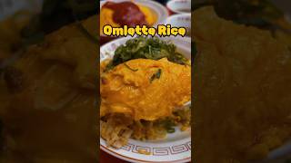 Savory Omlette Rice A Quick Recipe Delight shorts [upl. by Eneleahcim247]