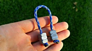 How To Make Square Nut Begleri Cheap And Easy DIY Begleri [upl. by Sakhuja439]