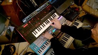 Sequentonal Berlin School with JDXI Micro Brute Beatstep Pro Volca Keys and Sample [upl. by Riada]