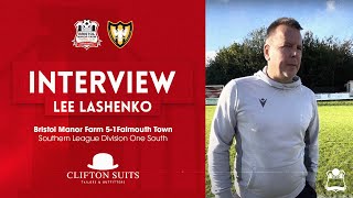 💬 POST MATCH INTERVIEW Manager Lee Lashenko following the 51 home win against Falmouth [upl. by Finley]