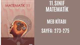 11SINIF MATEMATİK MEB KİTABI SAYFA 273  275 ÇÖZÜMLERİ  OLASILIK  2024 [upl. by Porte]