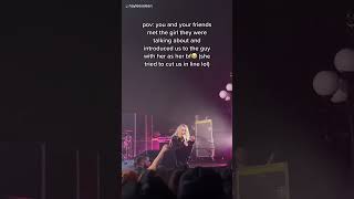 Sabrina Carpenter Confronts Fan for Cheating on Another Fan at Her Concert 😲😳😵 [upl. by Ateiram960]