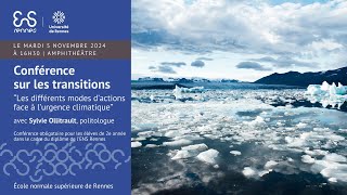 quotLes différents modes d’actions face à lurgence climatiquequot [upl. by Nekciv]