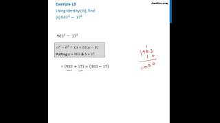 Using Algebra Identity find ii 9832  172  Teachoo  Teachoo [upl. by Nyvar]