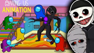 Among Us Animation vs SCP087 B EXTENDED EDITION SCP701 The Hanged Kings Tragedy 어몽어스 좀비 애니메이션 [upl. by Nosecyrb]