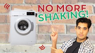 How to Stop Washing Machine from Moving  Walking and Shaking  DIY [upl. by Enilrac]