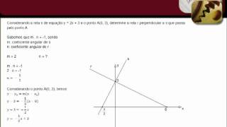 EQUAÇÃO GERAL DE UMA RETA NO PLANO [upl. by Quint]