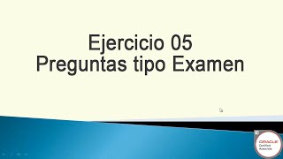 Ejercicio 5 preguntas tipo examen  JAVA OCA  Seccion 4Operadores y estructurasCapitulo 18 [upl. by Virgina]