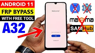 Samsung A32 FRP UNLOCK  With Free Tool Latest Security Update 🔥🔥🔥 [upl. by Layney]