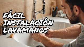 Cómo Instalar un Lavamanos en tu Baño tutorial completo [upl. by Ardnuassak]