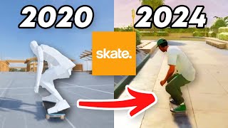 Skate 4 Gameplay Evolution 2020  2024 [upl. by Zippora]