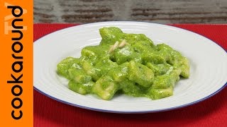 Gnocchi con pesto di zucchine  Primi piatti facili e sfiziosi [upl. by Cilo]