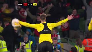 Goal Tommy Lonergan vs Bohemians 12112023 [upl. by Ydnahs]