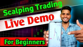 Scalping Trading Kaise Kare Live Demo ⭕ Scalping Trading 📊 Trading 💰 Trader Pankaj Gupta [upl. by Cherrita]