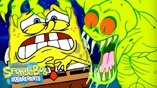 SpongeBob’s SCARIEST Moments Ever 😱  60 Minute Compilation  SpongeBobOfficial [upl. by Curhan]