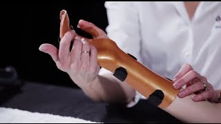 Resting hand orthosis Orfit Colors NS Gold  Splinting Techniques 210 [upl. by Yorled568]