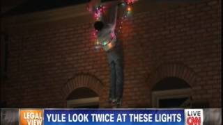 Hanging Mannequin Christmas Decoration Prompts 911 Calls ATLANTA [upl. by Leagiba]