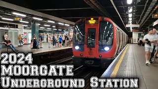 MOORGATE Tube Station 2024 [upl. by Alroi778]