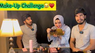 Shabbar Ne Mera Makeup Kiya🥴  Makeup challenge💄 [upl. by Dasha]