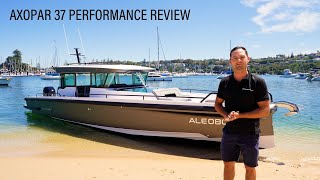 Axopar 37 Performance Review  Hull Design Explained [upl. by Sirahc]