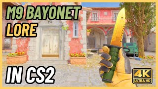 ★ CS2 M9 Bayonet Lore  CS2 Knife InGame Showcase 4K [upl. by Breban]