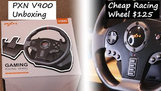 PXN V900 Steering Wheel Unboxing and First Impressions [upl. by Levana]