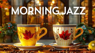 Morning Coffee with Autumn Smooth Piano Jazz Playlist amp Bossa Nova instrumental for WorkingStudying [upl. by Strenta338]