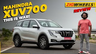 Mahindra XUV700 Review This Is WAR  ZigWheelscom [upl. by Erroll]