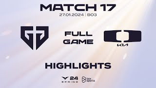 Full Highlights GEN vs DK  Match 17  LCK Mùa Xuân 2024 [upl. by Esiuqram]