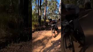 Racing at Woolgoolga MTB Club mountainbike bike enduromtb mtbrace [upl. by Landrum454]