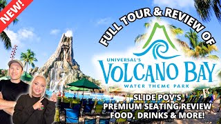 Volcano Bay Water Theme Park FULL Tour amp Review  Slide POVs Aqua Coaster POV amp More 2024 [upl. by Ayocal]