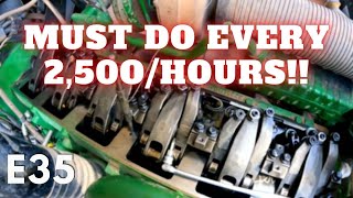 Larrys Life E35  John Deere 9430 Tractor MUST DO MAINTENANCE every 2500Hours [upl. by Hogarth227]