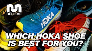 WHICH HOKA SHOE IS BEST FOR YOU  Full HOKA ONE ONE Lineup Review [upl. by Tenrag661]