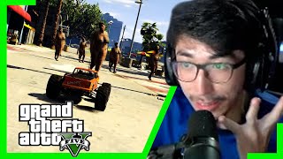 CUIDADO com os PEDESTRES  GTA V Corridas Malucas 325 [upl. by Muirhead468]