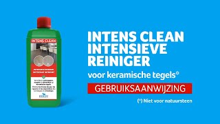 Hoe voetstappen strepen en afdrukken op keramische tegels verwijderen met Intens Clean  BERDY [upl. by Eiuol]