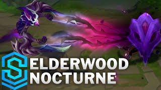 Elderwood Nocturne Skin Spotlight  PreRelease  League of Legends [upl. by Mireielle]