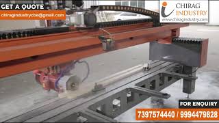 CHIRAG INDUSTRY  Fully Automatic Edge Nosing and Polishing Machine [upl. by Nasya]