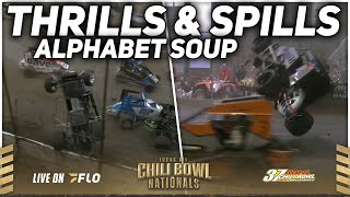 Alphabet Soup Thrills amp Spills  2023 Lucas Oil Chili Bowl Nationals [upl. by Anerroc]