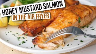 PERFECTLY FLAKY Salmon Recipe in the Air Fryer  Quick and Easy SALMON Recipe [upl. by Aehc]