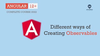 Different ways of Creating Observable  Observables  Angular 12 [upl. by Tigirb]