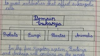 domain eukarya consists of 4 Kingdoms Kingdom Protista fungi plantae and animalia [upl. by Elmina]