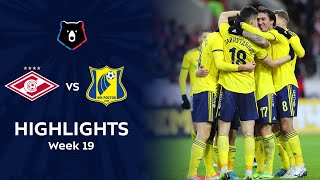 Highlights Spartak vs FC Rostov 14  RPL 201920 [upl. by Krid784]