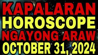 KAPALARAN HOROSCOPE NGAYONG ARAW AT CHINESE HOROSCOPE OCTOBER 30 2024  LUCKY NUMBERS AND COLORS [upl. by Nwahsauq]