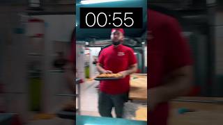 تحضير بيتزا في أقل من 3 دقائق من مطعم hicham cook pizza🍕⏲️ [upl. by Brittain]