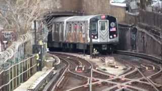 R143R160 LJ Trains At Broadway Junction [upl. by Bartram292]