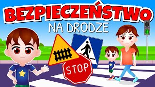 Kazio i BEZPIECZEŃSTWO NA DRODZE film edukacyjny dla dzieci 🔴🟢 [upl. by Oregolac]