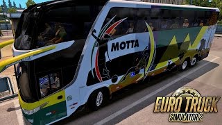 Euro Truck Simulator 2 Mod Bus  Motta  Campo GrandeDourados  Logitech G27 [upl. by Inalan]