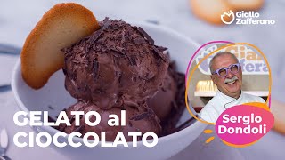 GELATO AL CIOCCOLATO la RICETTA dello CHEF SERGIO DONDOLI🤤😍🤎🍫 [upl. by Ursal]