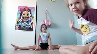 GYMNASTICS  split kidsvideos LizaStarDance [upl. by Ottilie297]